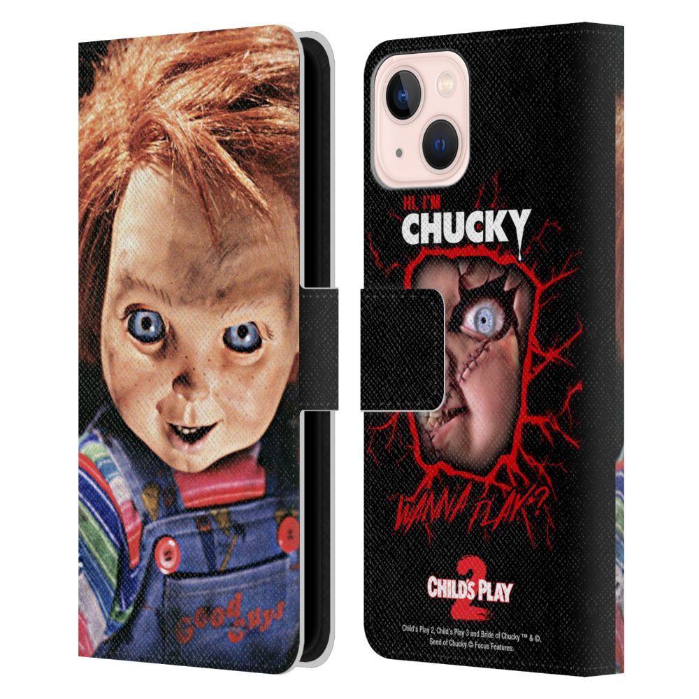 CHILD'S PLAY チャイルドプレイ Doll Stare レザー手帳型 Apple iPhoneケース 公式 オフィシャル