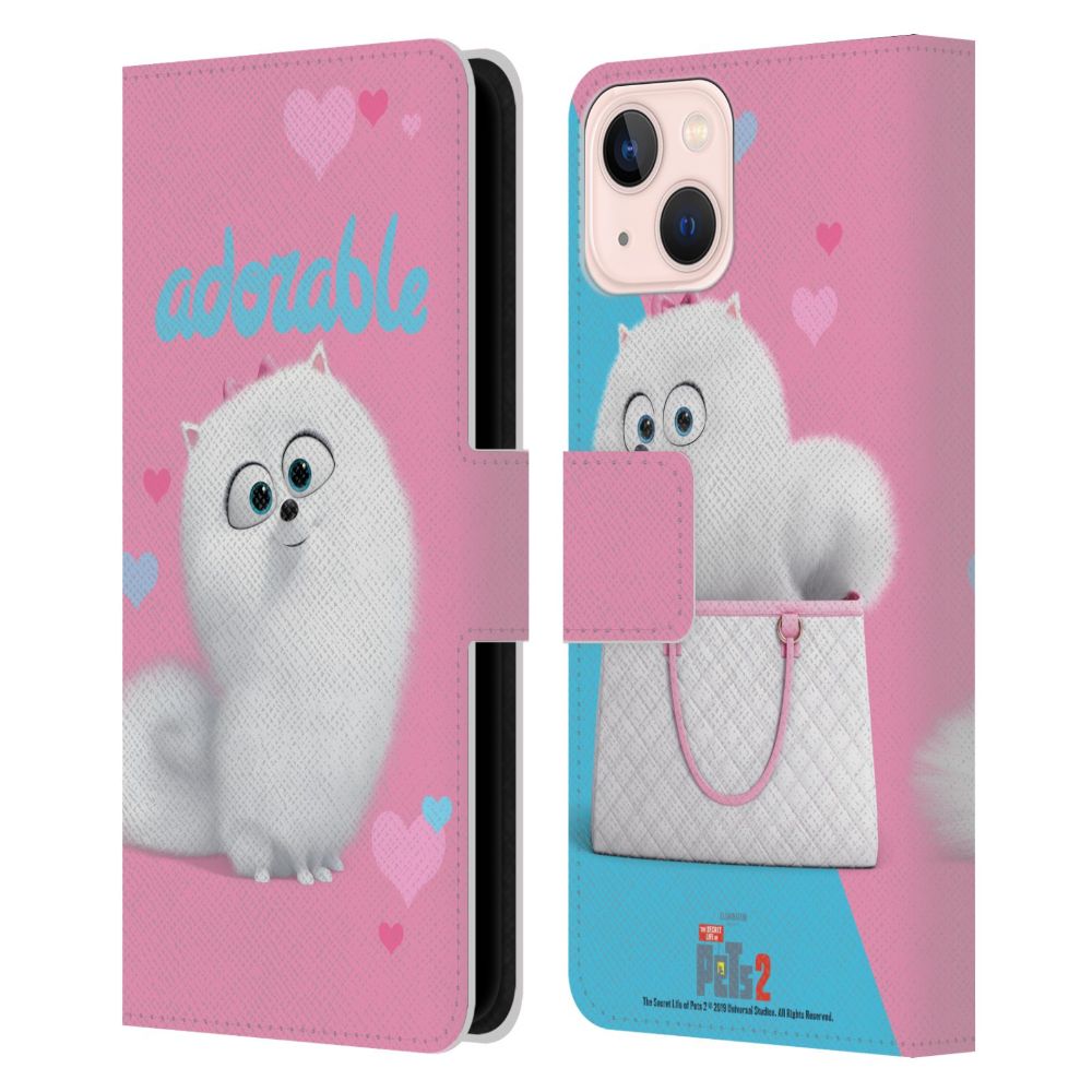 SECRET LIFE OF PETS ペット - For Pet's Sake / Gidget Pomeranian Dog レザー手帳型 / Apple iPhoneケース 【公式 / オフィシャル】