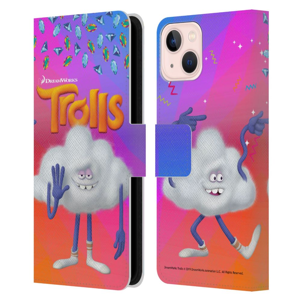 TROLLS トロールズ - Snack Pack / Cloud Guy レザー手帳型 / Apple iPhoneケース 【公式 / オフィシャル】