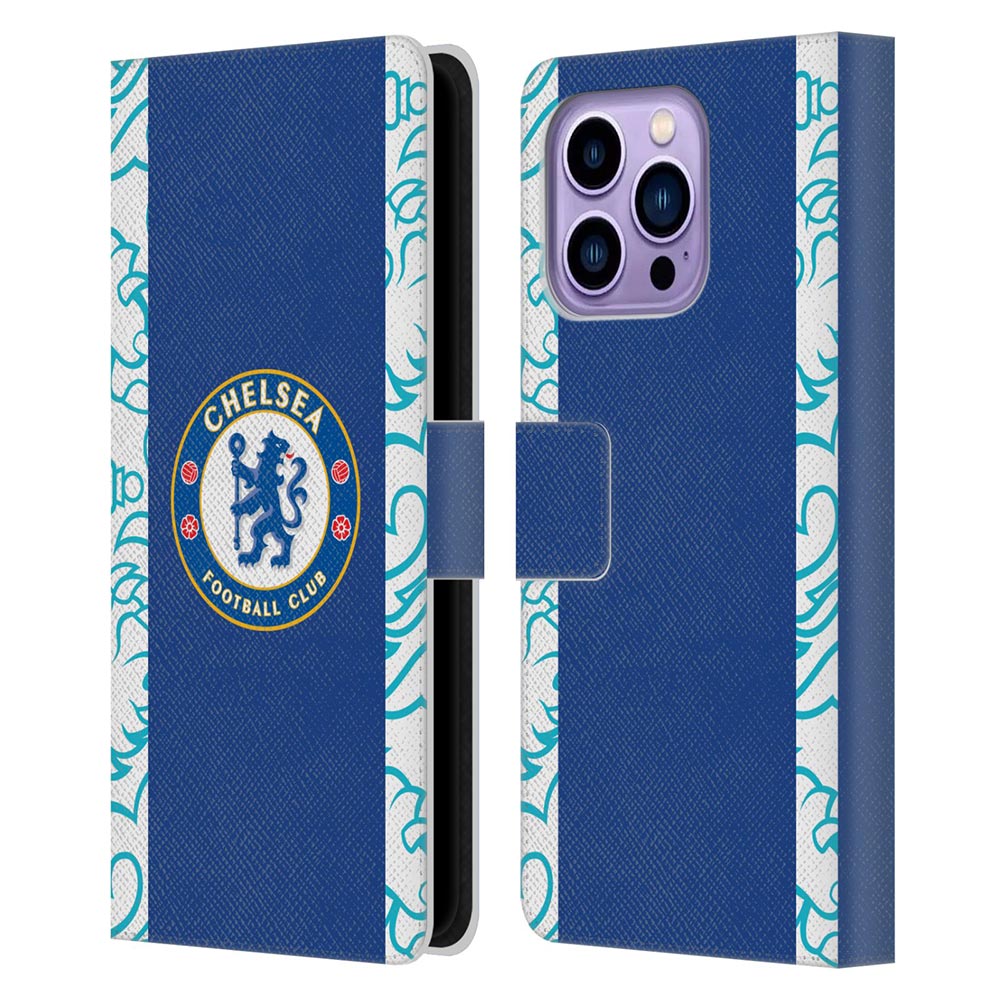 CHELSEA FC チェルシーFC - 2022/23 Kit / Home レザー手帳型 / Apple iPhoneケース 【公式 / オフィシャル】