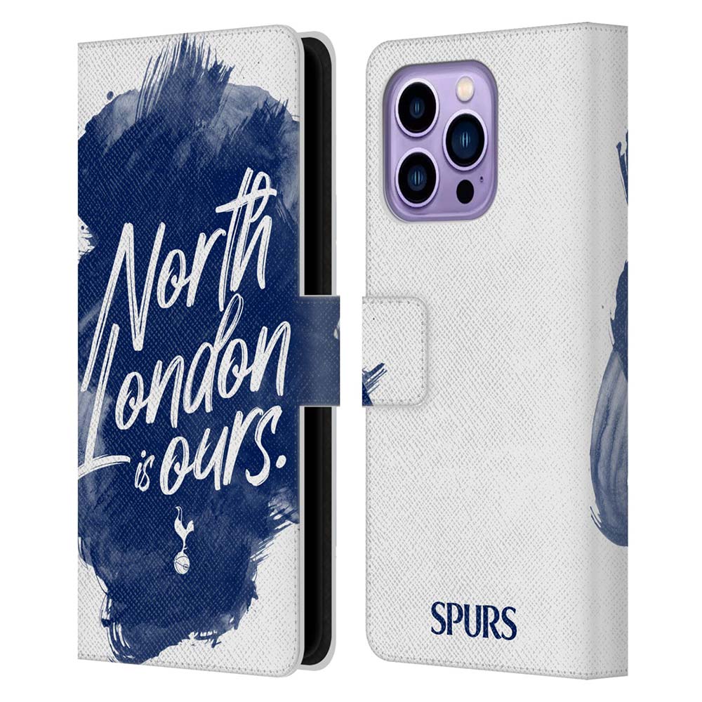 TOTTENHAM HOTSPUR FC トッテナムホットスパーFC - Badge / North London Is Ours レザー手帳型 / Apple iPhoneケース 【公式 / オフィシャル】